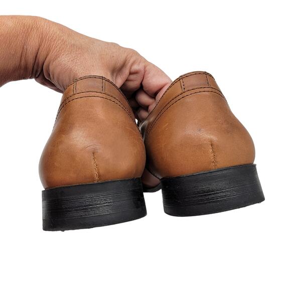 STEVE MADDEN Size 13 Brown Leather Slip On "Mendal" Square Toe Horse Bit Loafer - Picture 12 of 14